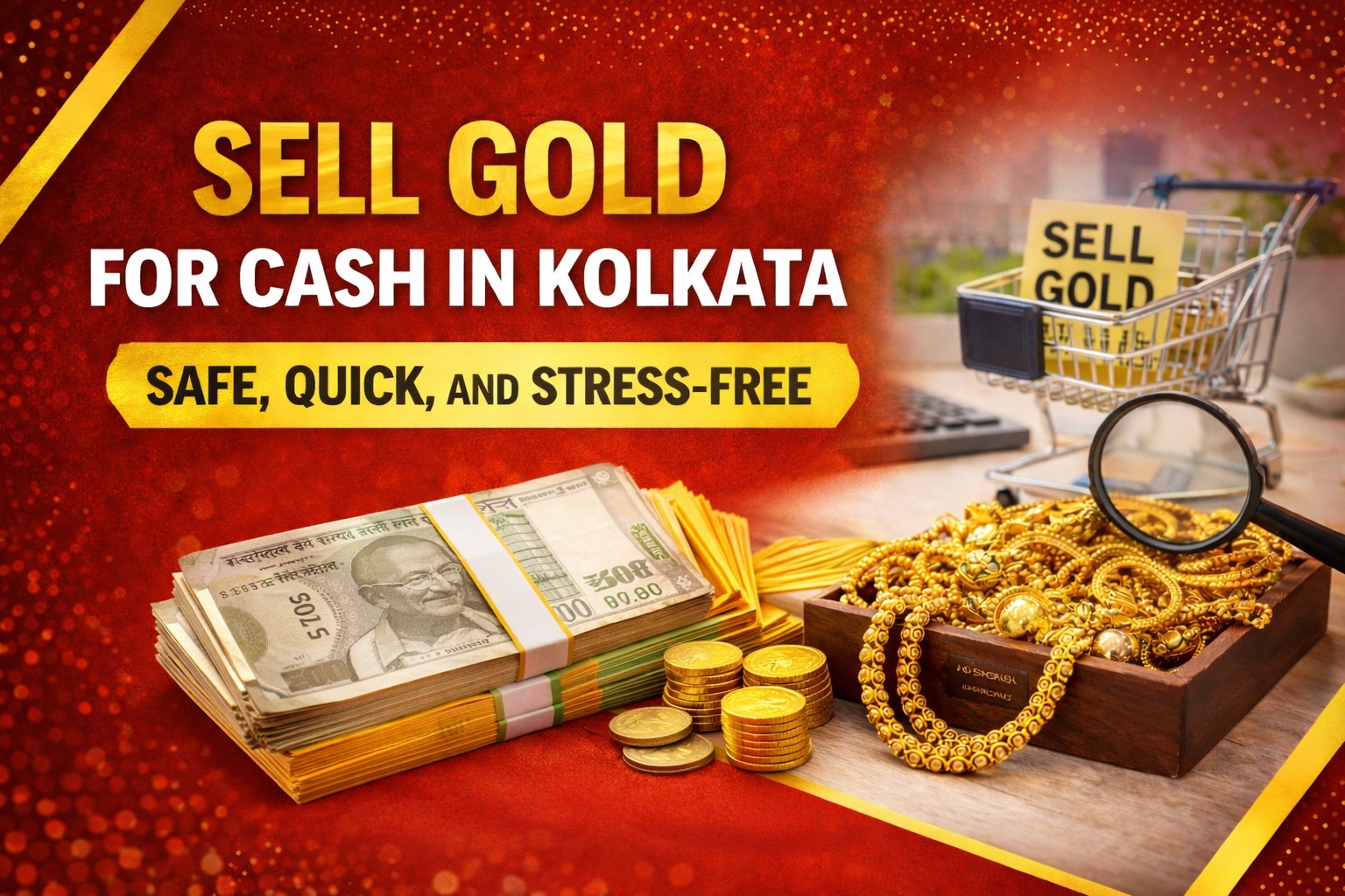 Sell Gold for Cash in Kolkata – Safe & Secured Service