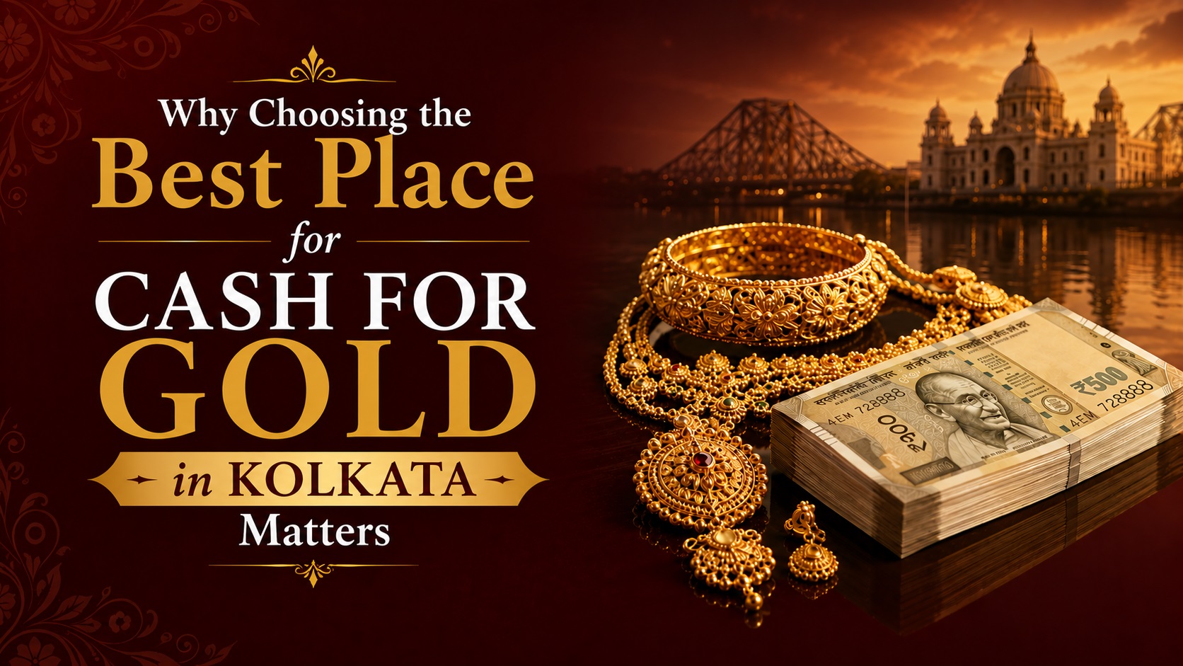Why Choosing the Best Place for Cash for Gold in Kolkata Matters