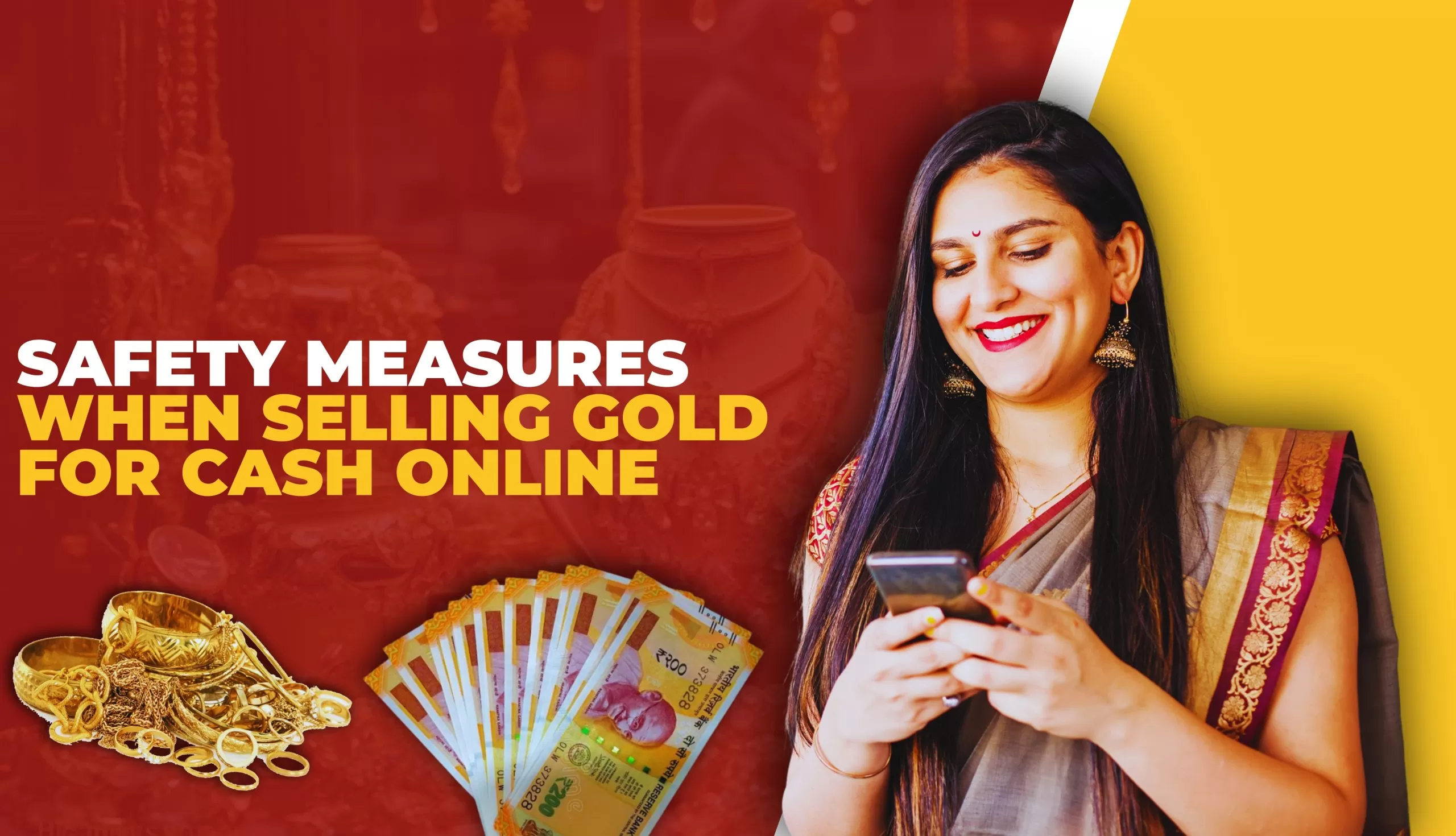 Safety Measures When Selling Gold for Cash Online