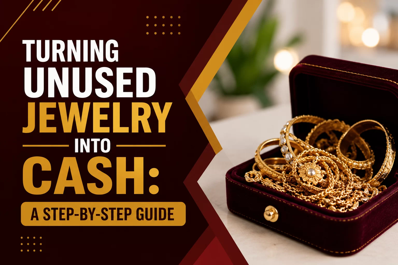 Turning Unused Jewellery into Cash: A Step-by-Step Guide