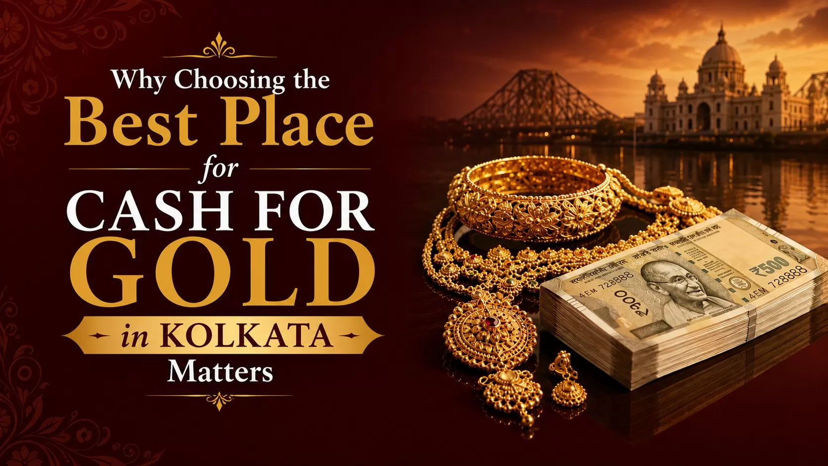 Why Choosing the Best Place for Cash for Gold in Kolkata Matters
