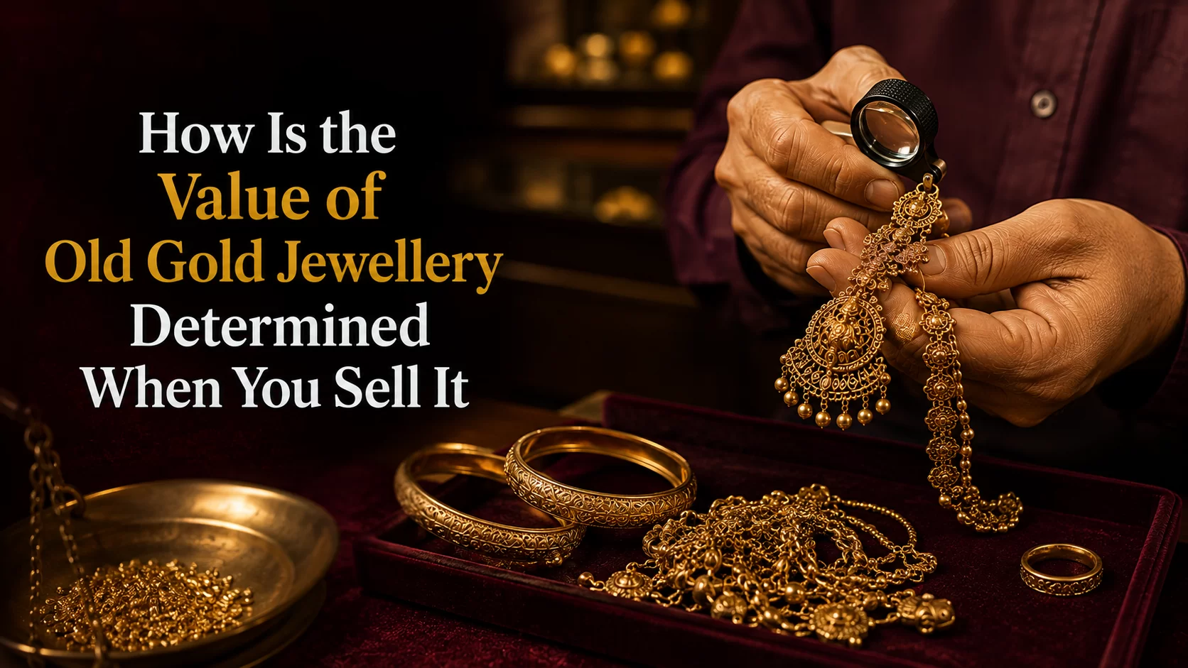How Is the Value of Old Gold Jewellery Determined When You Sell It