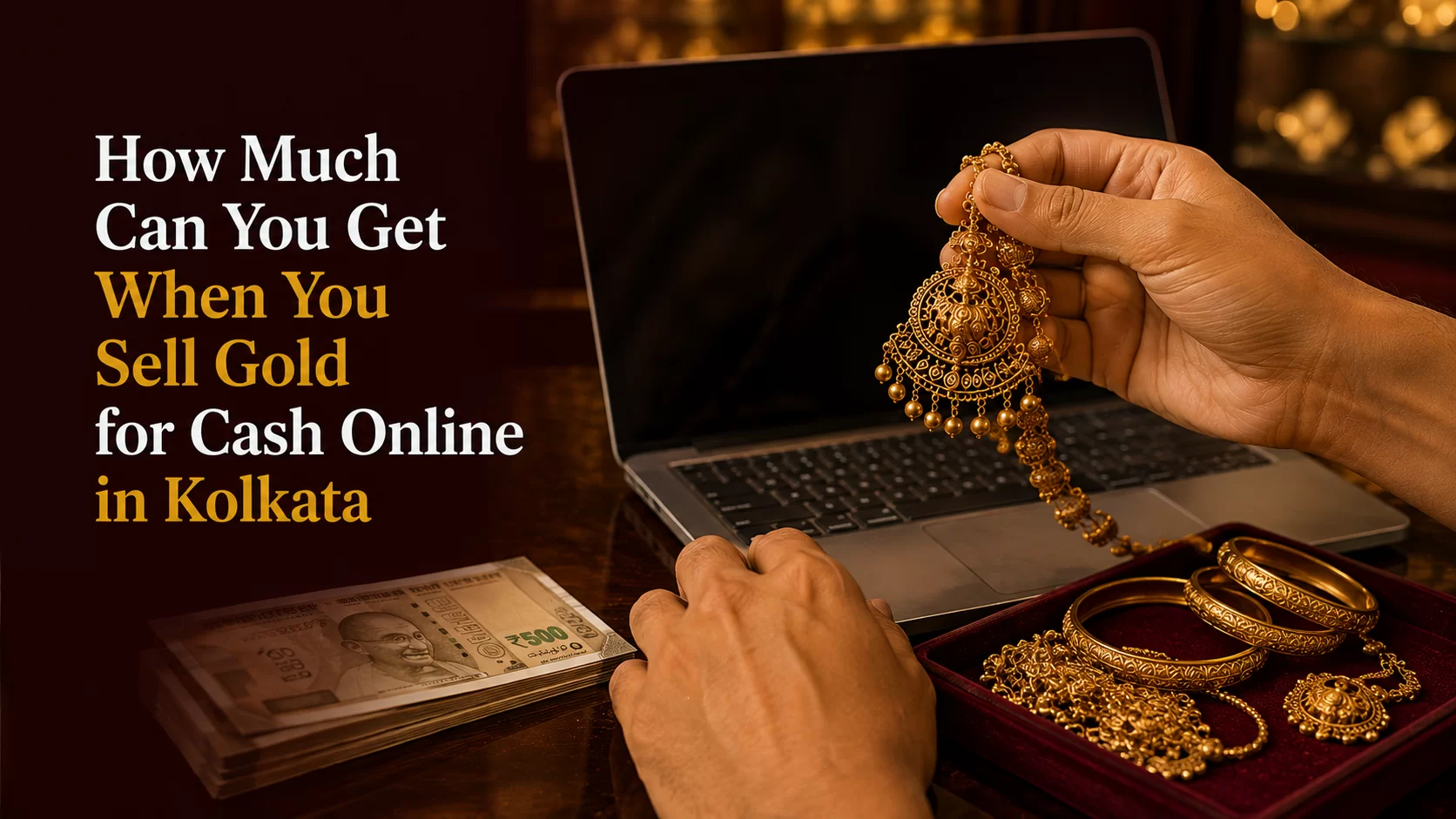 How Much Can You Get When You Sell Gold for Cash Online in Kolkata
