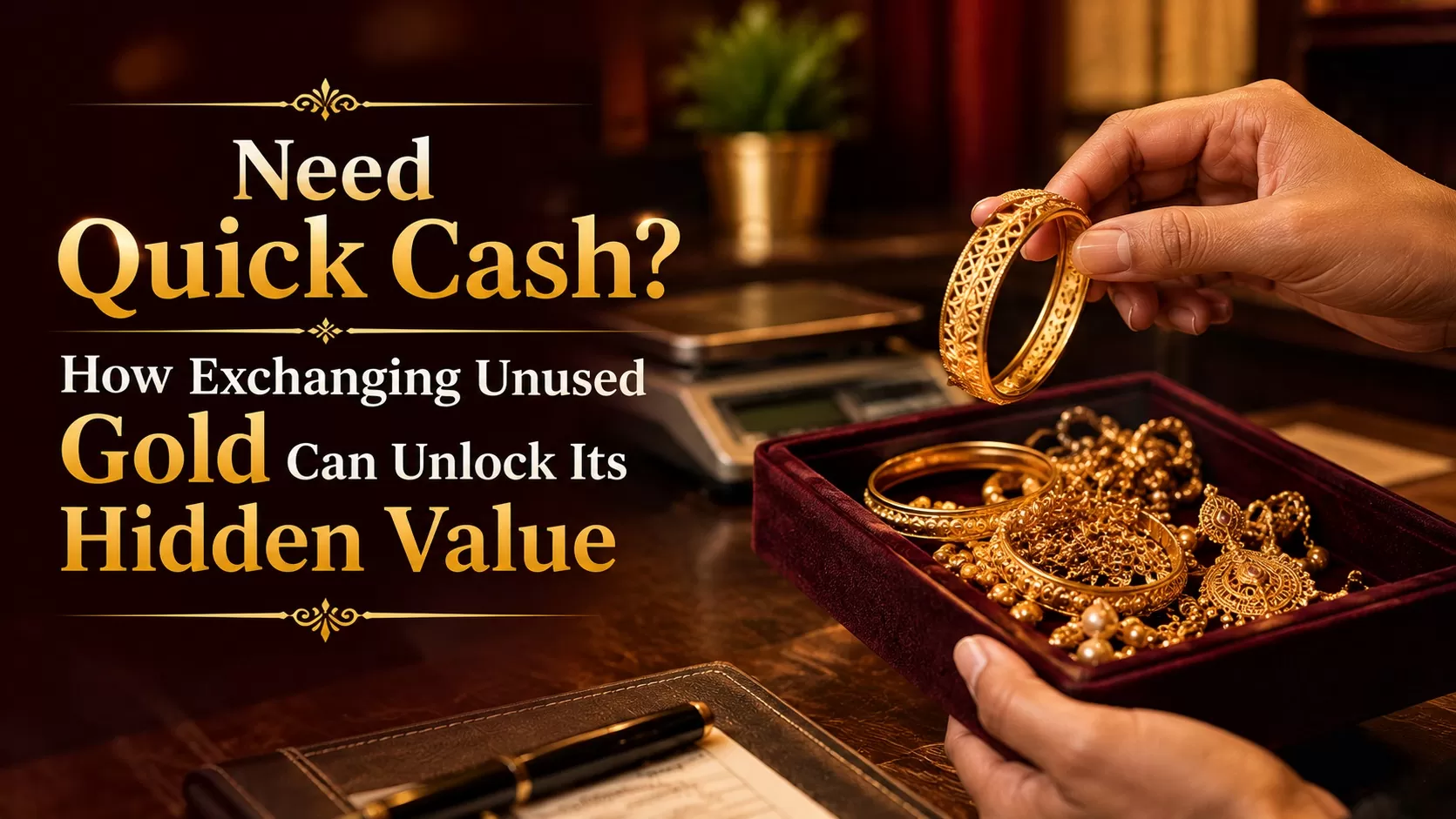 Need Quick Cash? How Exchanging Unused Gold Can Unlock Its Hidden Value