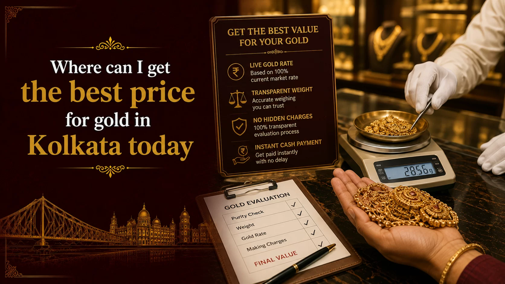 Where Can I Get the Best Price for Gold in Kolkata Today