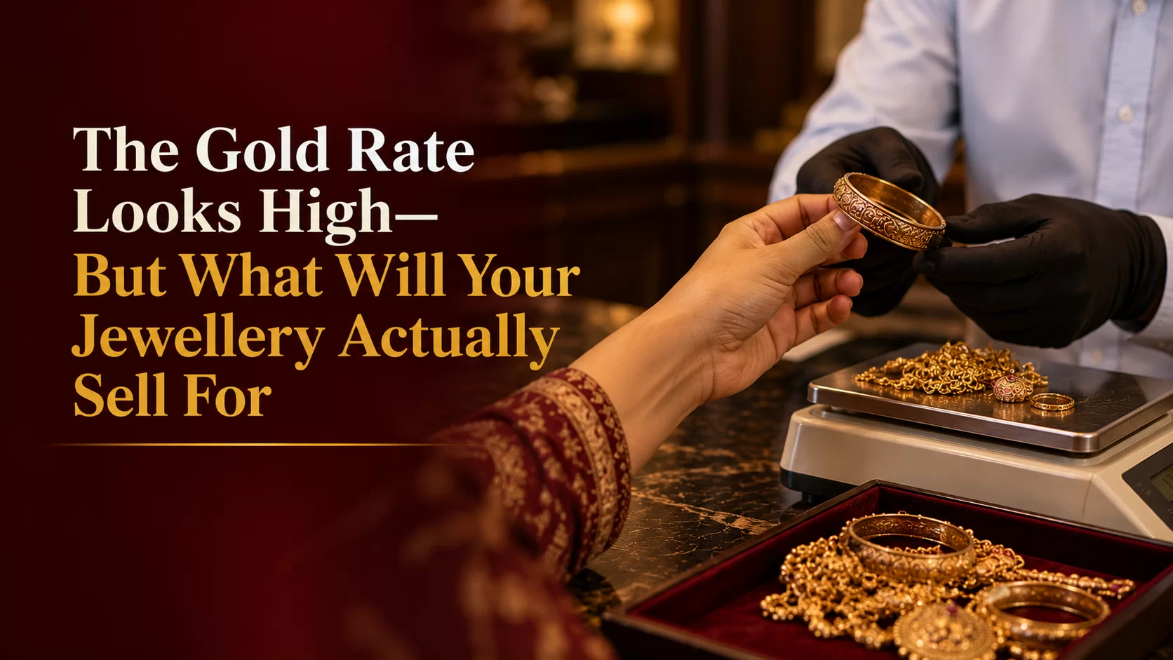 The Gold Rate Looks High—But What Will Your Jewellery Actually Sell For