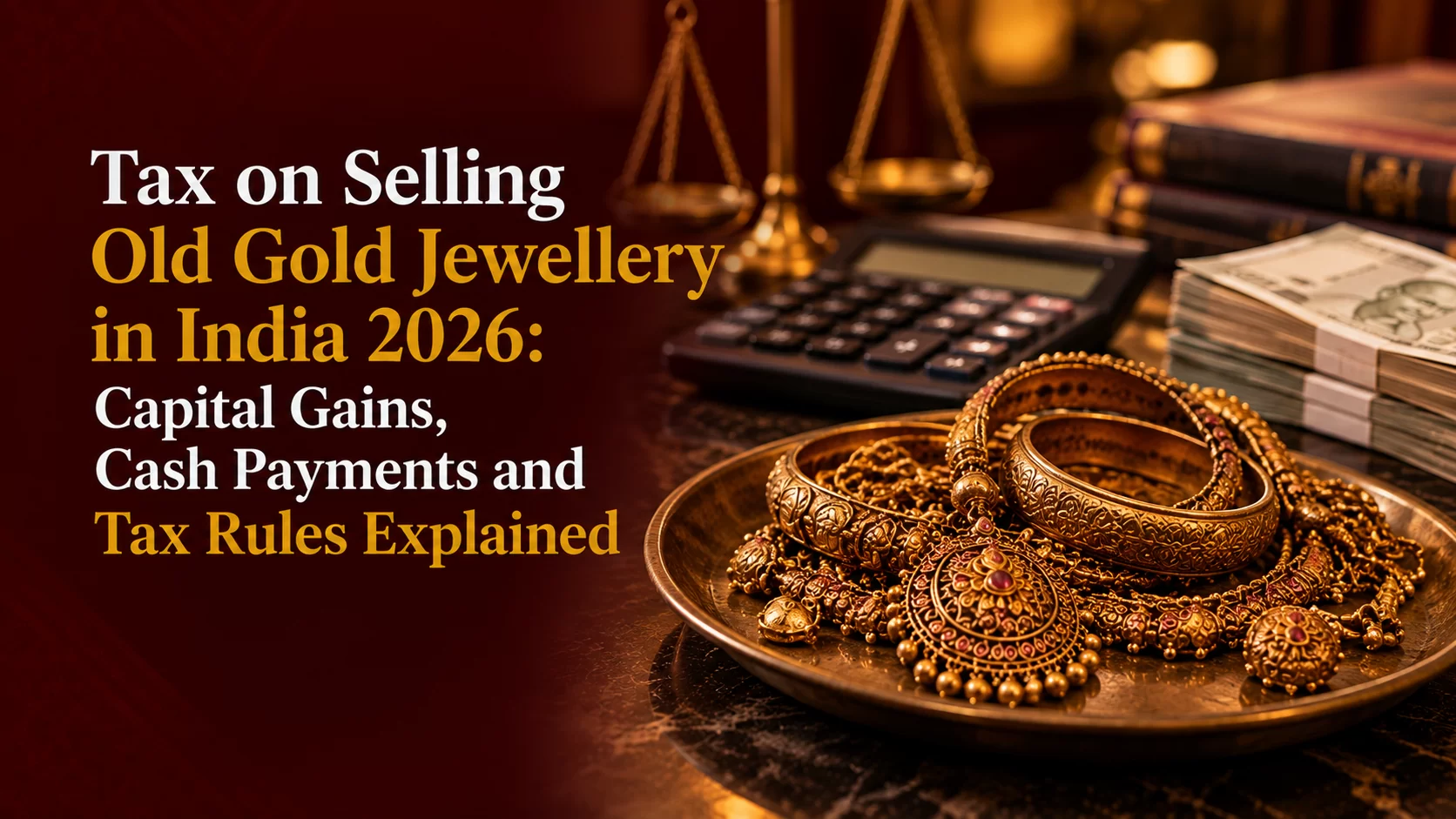 Tax Rules for Selling Old Gold Jewellery in India 2026