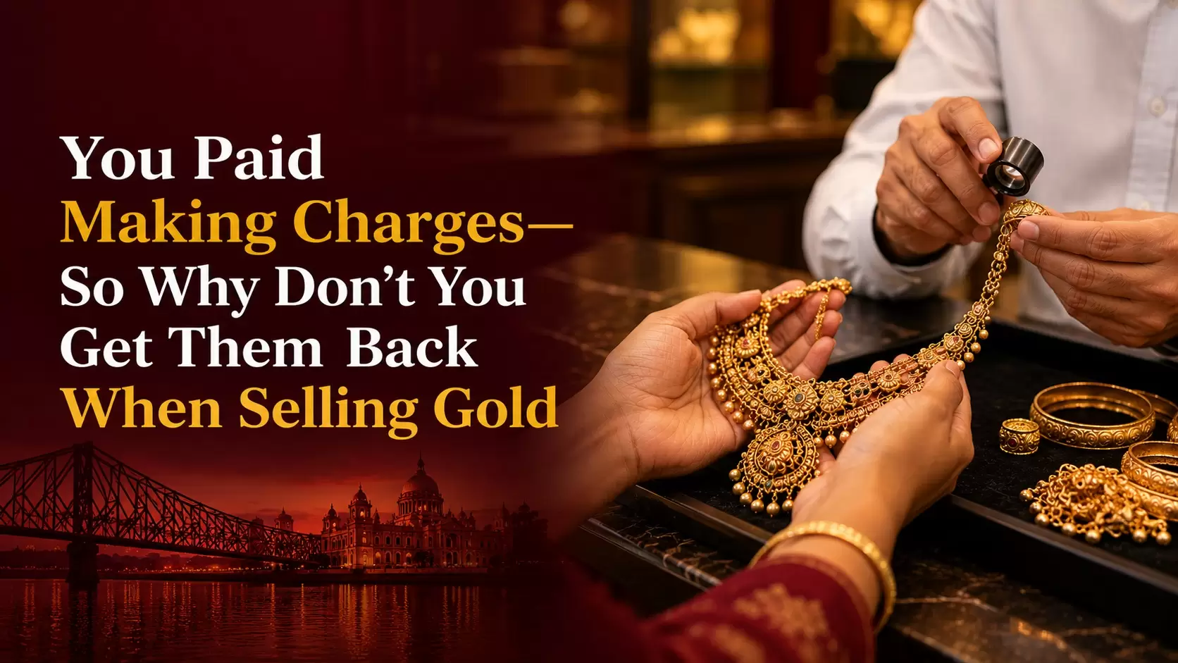 Gold Jewellery Making Charges & Resale Value in Kolkata Gold jewellery making charges and resale value in Kolkata